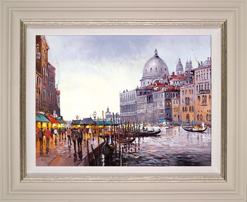 Venetian Lovesong by Henderson Cisz - Framed Canvas on Board